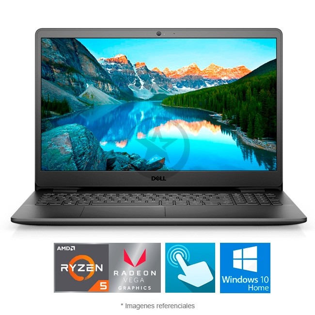 Dell Inspiron 15 3505 Touch Ryzen 5 3450U RAM 12GB HDD 1TB + SSD 256, Led 15.6 Full HD Tactil Wind 10 S